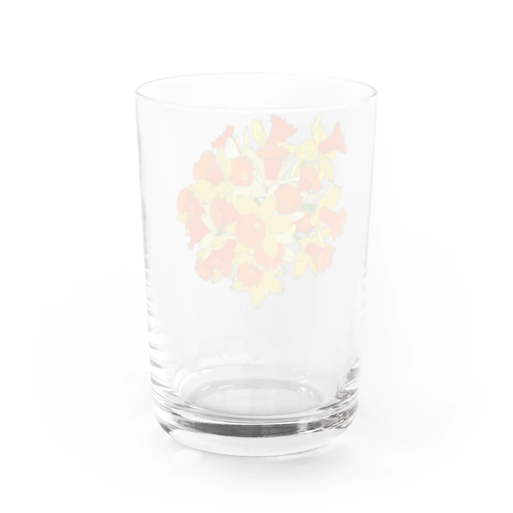 らぴの堂の水仙のブーケ Water Glass :back