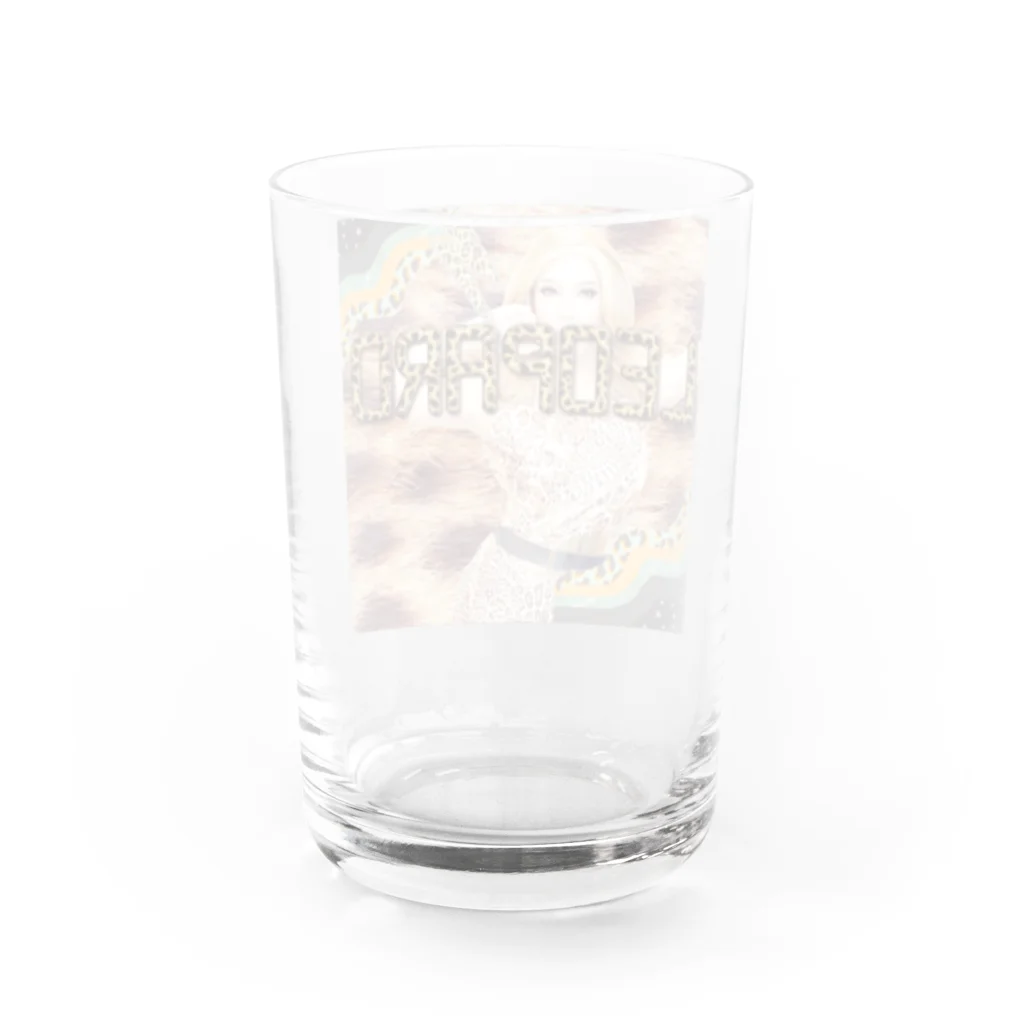 OZのレオパードノーマルグッズ Water Glass :back