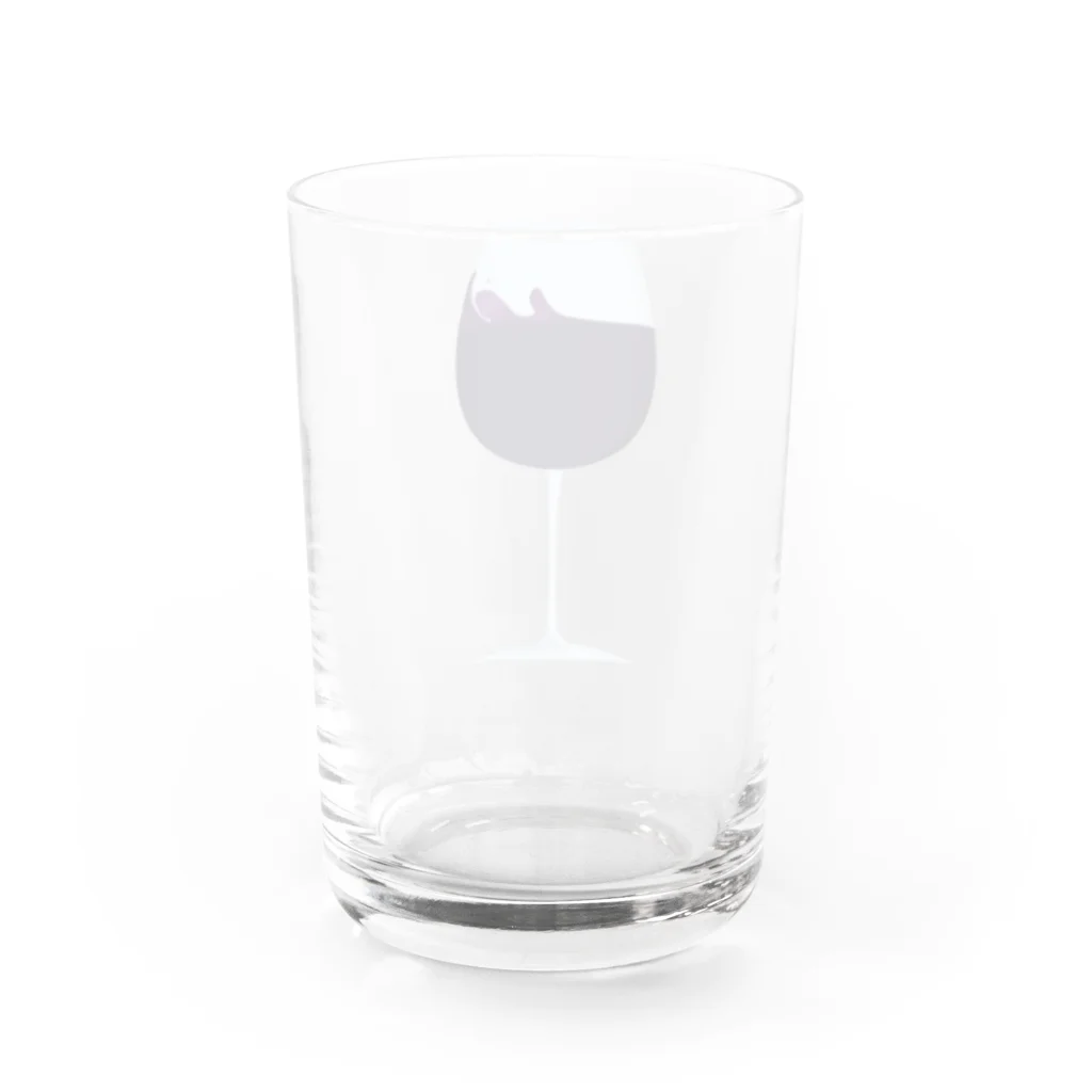 chicodeza by suzuriのザ・ワイン Water Glass :back