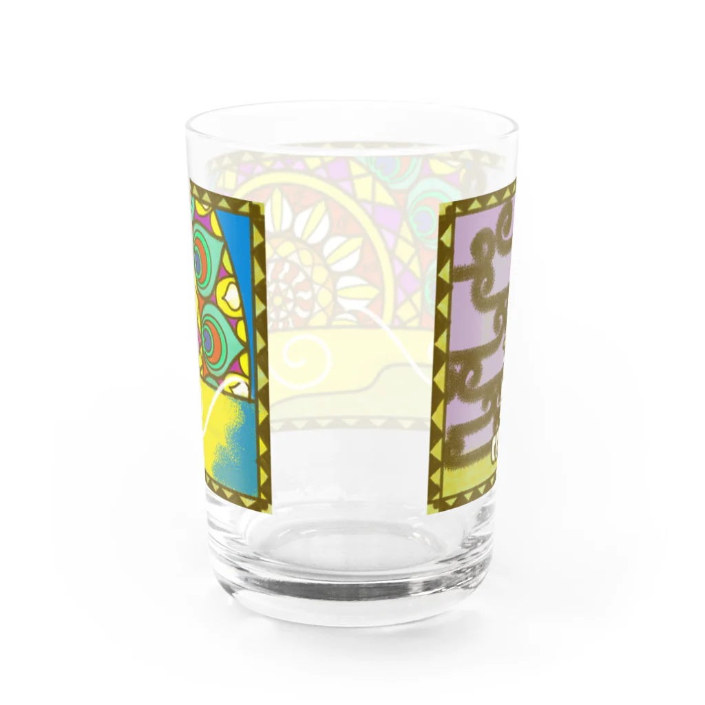 MENOICHI（メノイチ）▼Masaaki Medo Online Storeの"The Sun Also Rises”「晴れ乞い」 Water Glass :back