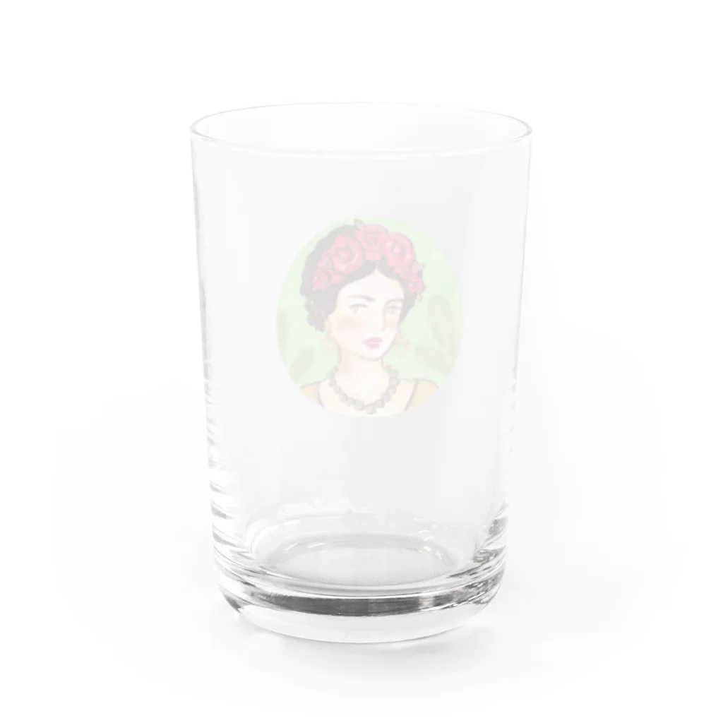 Bureau de Quanaetのフリーダ・カーロ Water Glass :back