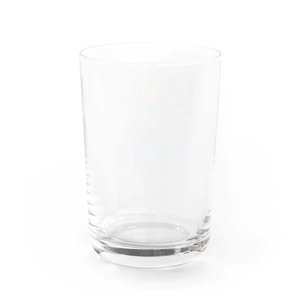 MILK STANDのグラス_All Night! Water Glass :back
