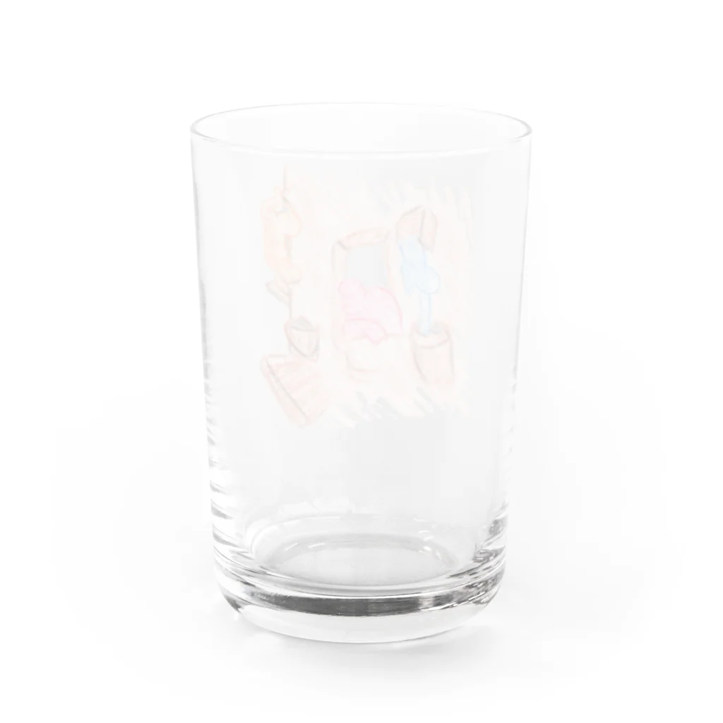 🍩tarojiro(たろじろ) shop🍩のベランダ探険隊 Water Glass :back