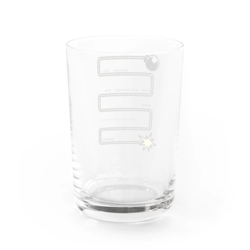 cosmicatiromの爆弾 Water Glass :back