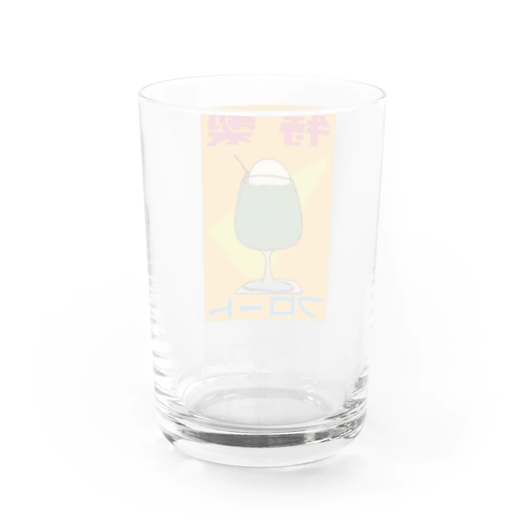 気ままに創作　よろず堂のフロート Water Glass :back