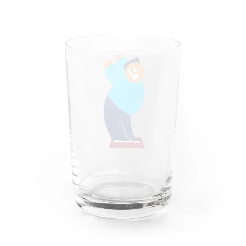 NAKONANAKOのおどろい太 Water Glass :back