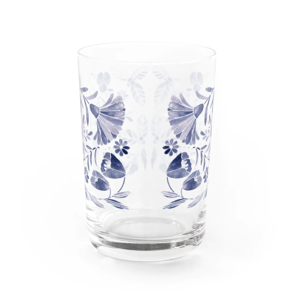 Shibuya Ayumiの花柄 Water Glass :back