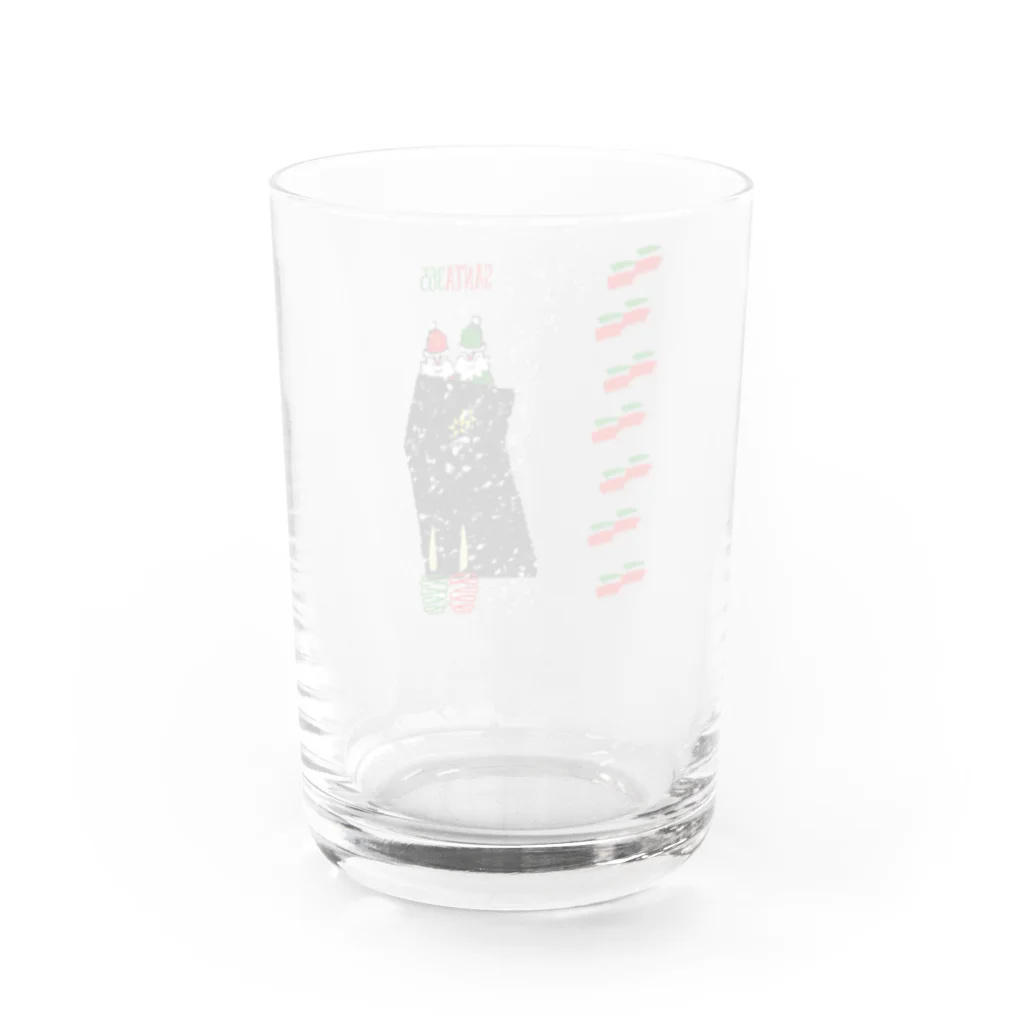 Thank you for your timeのSANTA365 Water Glass :back