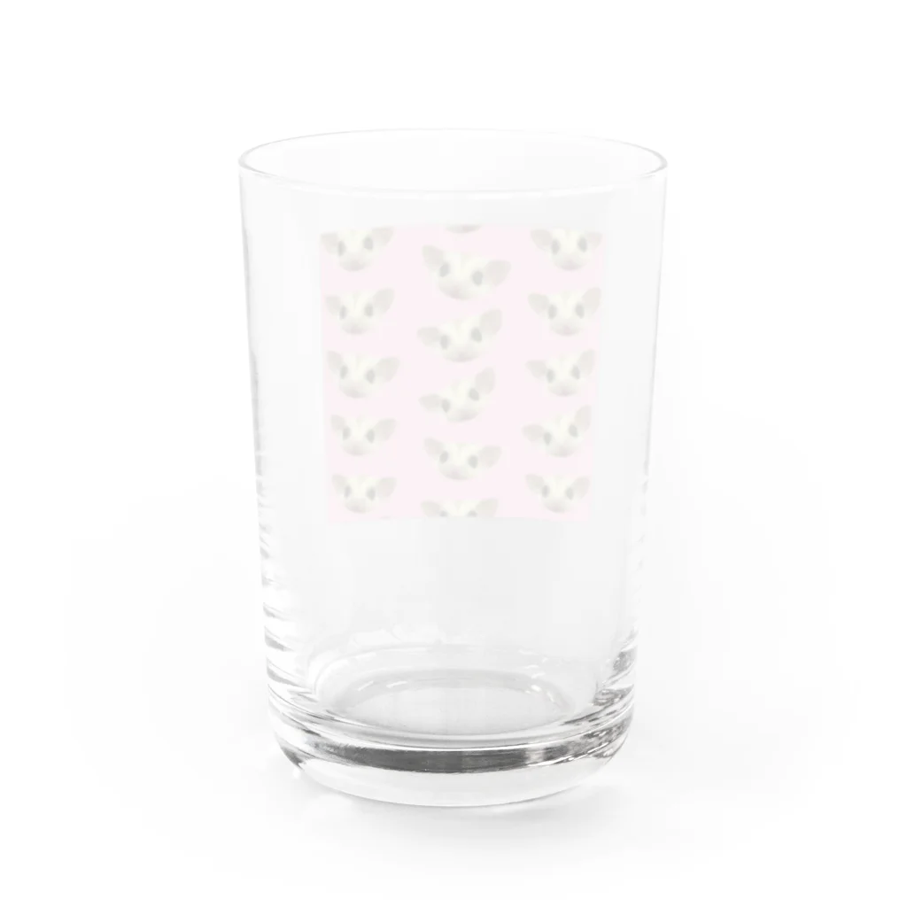 まみふるのお店のフクモモきなこ♥ Water Glass :back