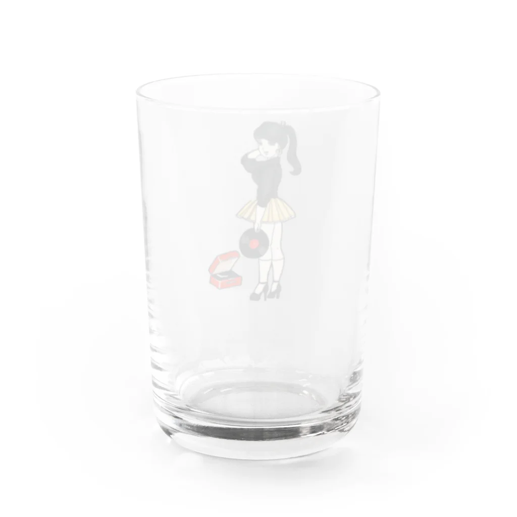 マリーのレコード女の子 Water Glass :back