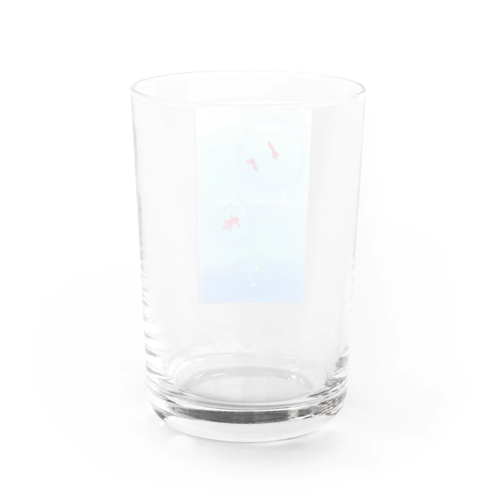 k_iの海の中の金魚鉢　become free Water Glass :back