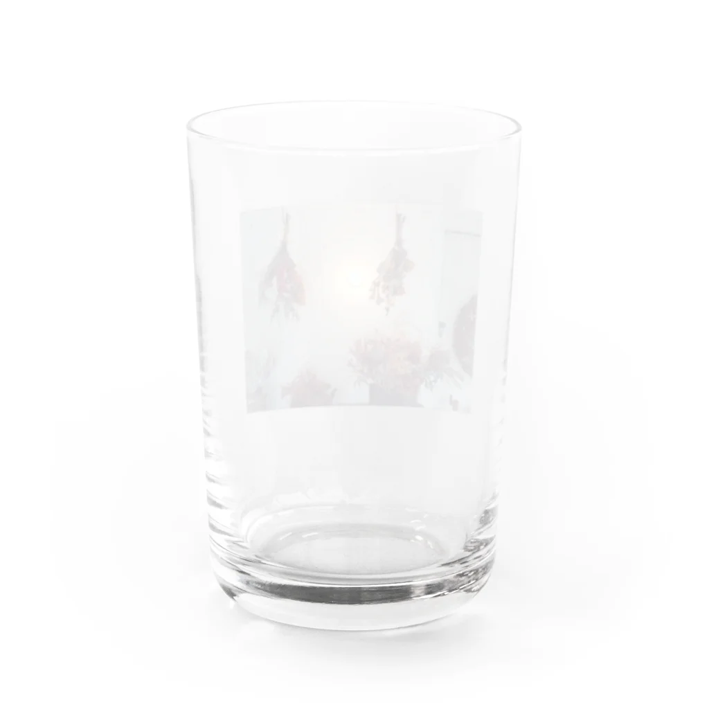 fujimon_のエモグッズ　#ドライフラワー Water Glass :back