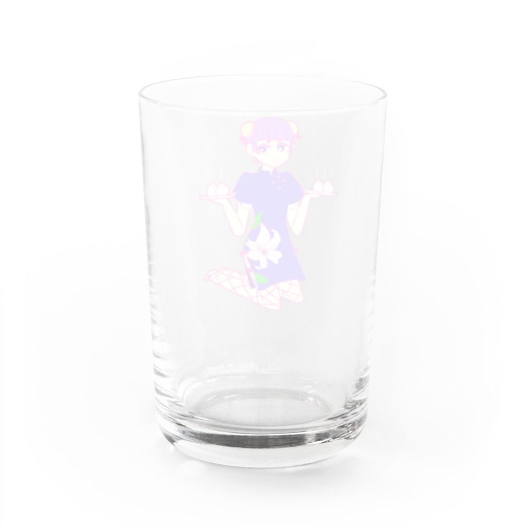 お白湯の脳内のチャイナガール Water Glass :back