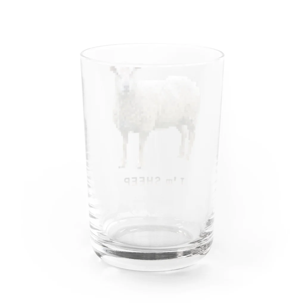 あきらの羊くん Water Glass :back