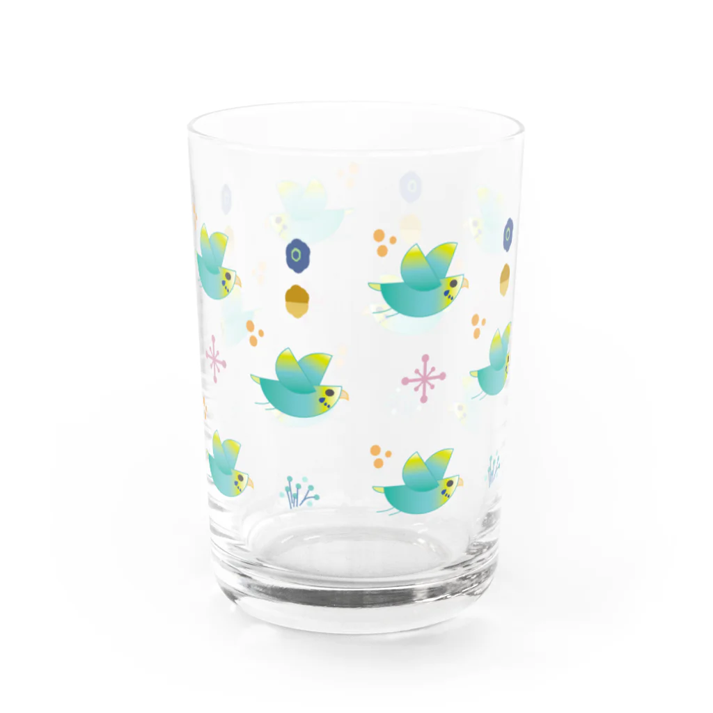 クレアプロップのセキセイインコ Water Glass :back