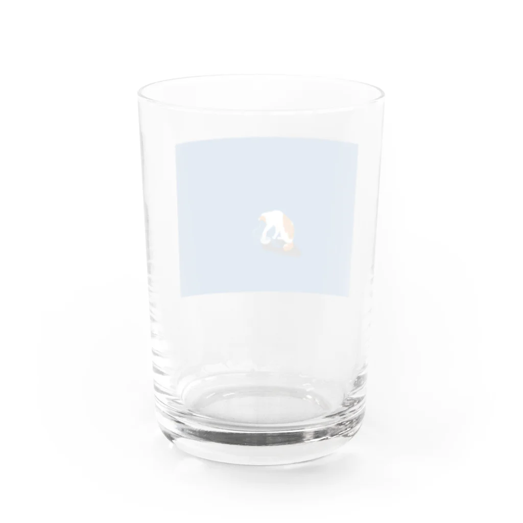 narubearfruitsのちょいちょいしたい猫 Water Glass :back