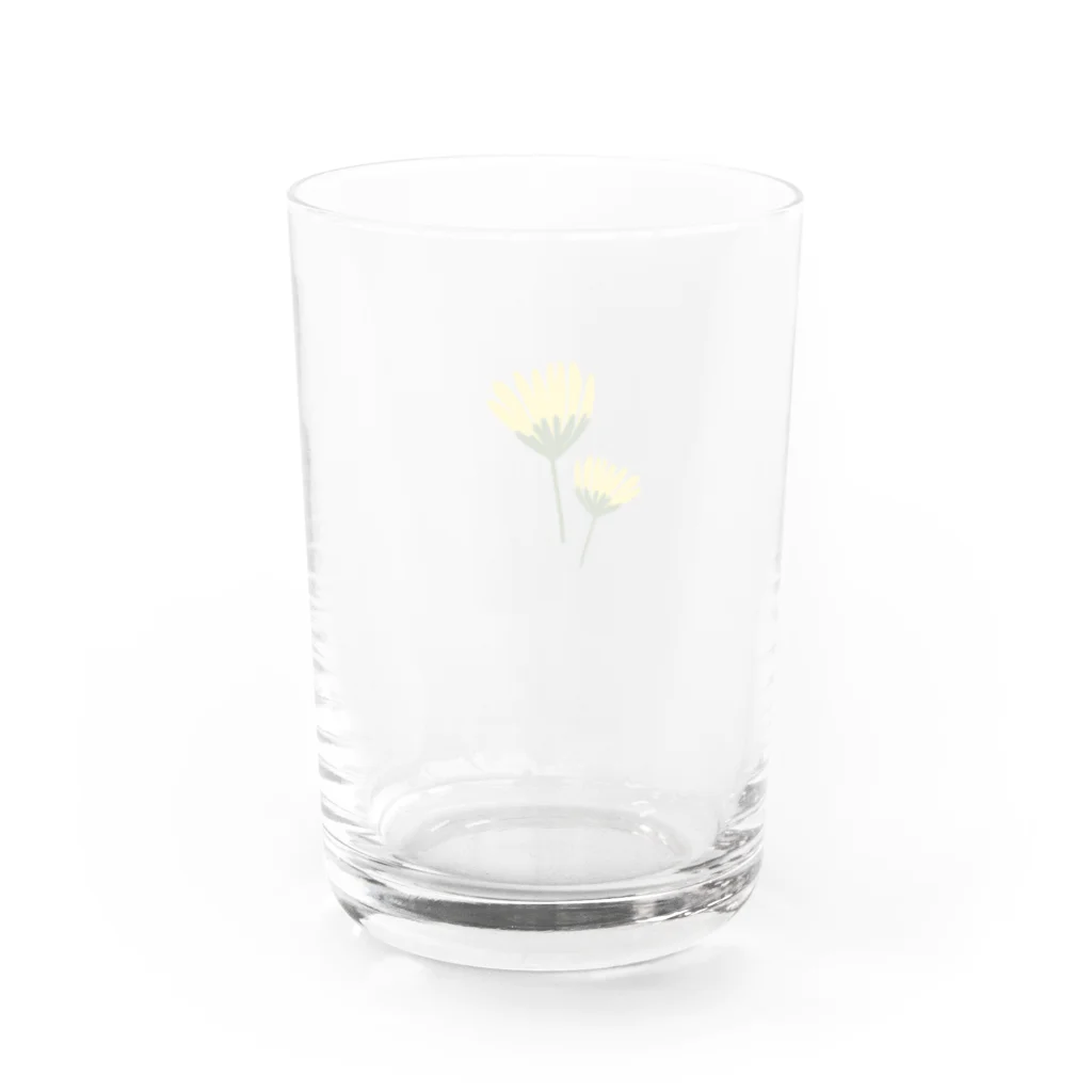 ｶﾝﾇのたんぽぽ Water Glass :back