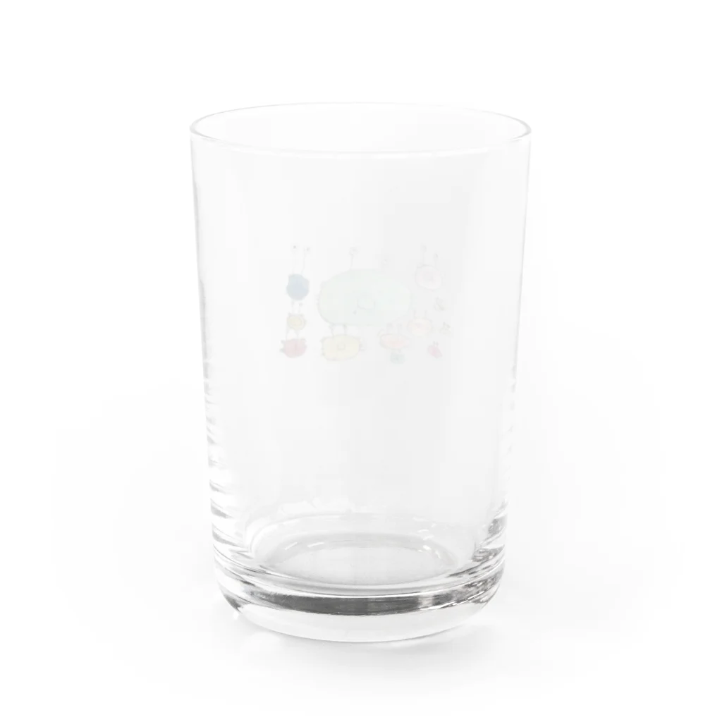 カツヌマ子のかに Water Glass :back