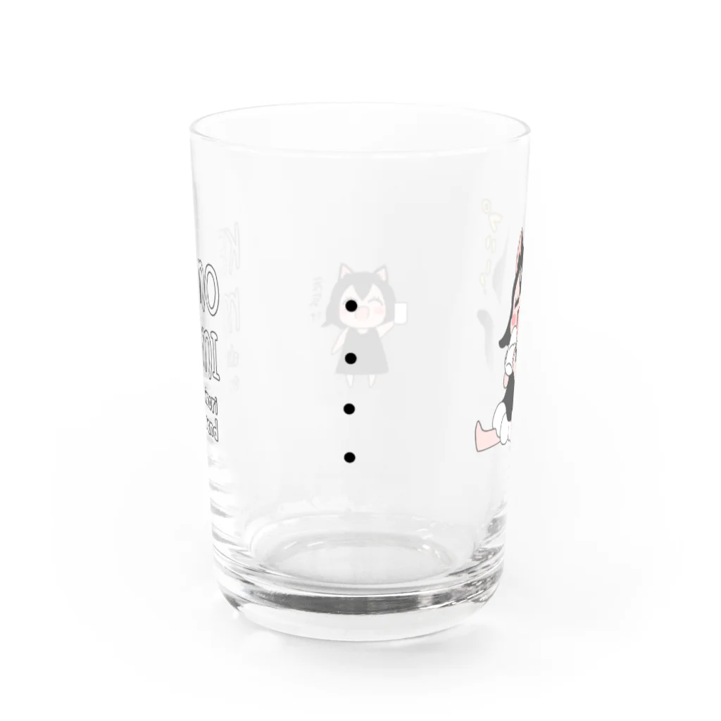 AKINO SHOPのKEMOMIMI～元気汁～ Water Glass :back