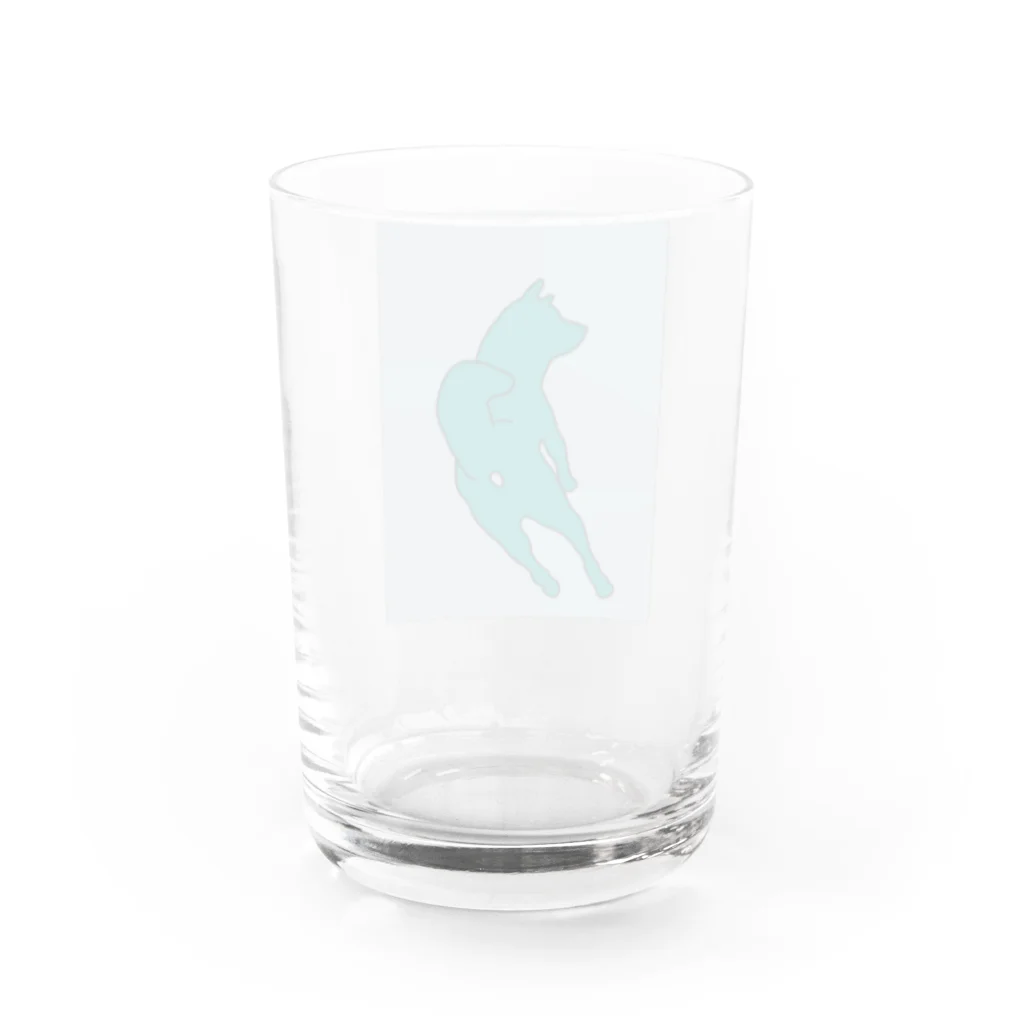 まつのしばいぬさん18 Water Glass :back