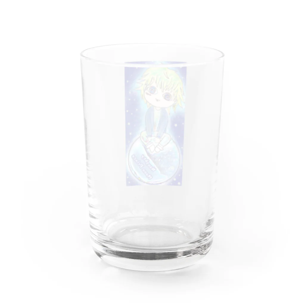 とめ子さんのNaughty Moon Prince Water Glass :back