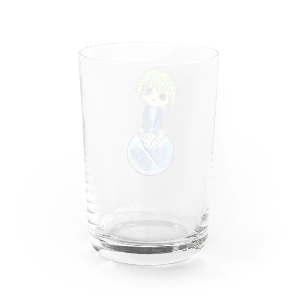 とめ子さんのNaughty Moon Prince Water Glass :back