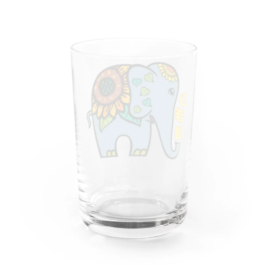 ひま姐のひま象 Water Glass :back