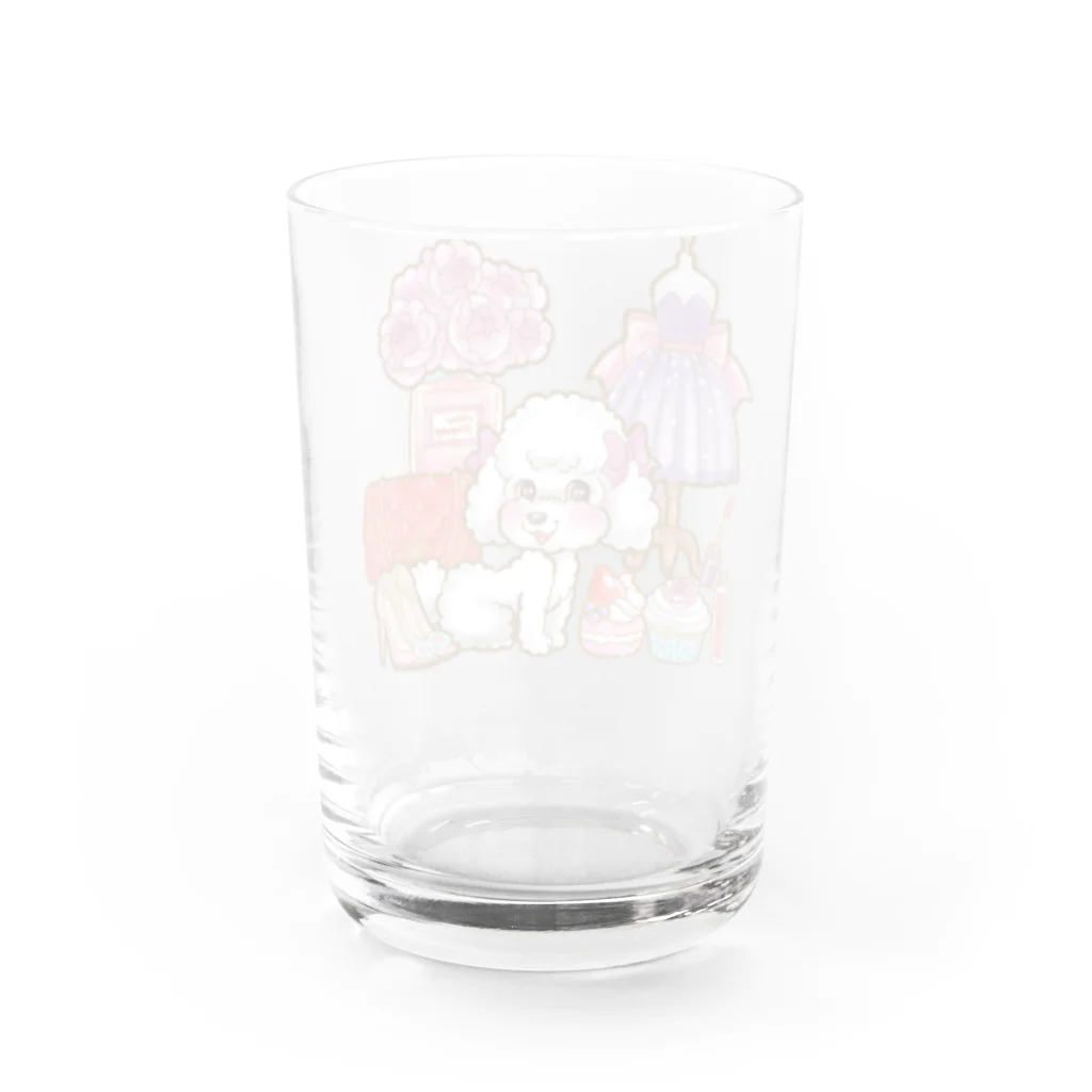 あとりえピノコのパリジェンヌトイプーちゃん Water Glass :back