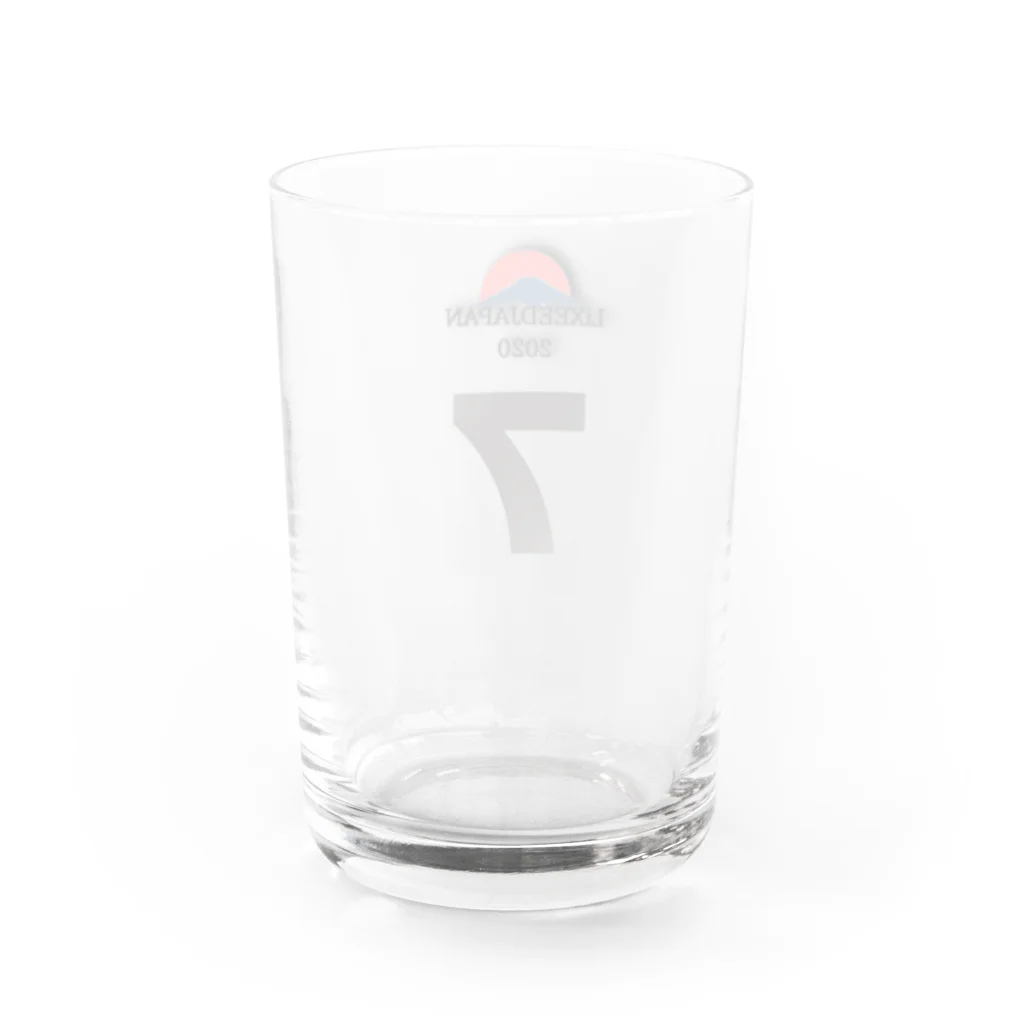 LiXEEDJAPANのLIXEED JAPAN オリジナルロゴ Water Glass :back