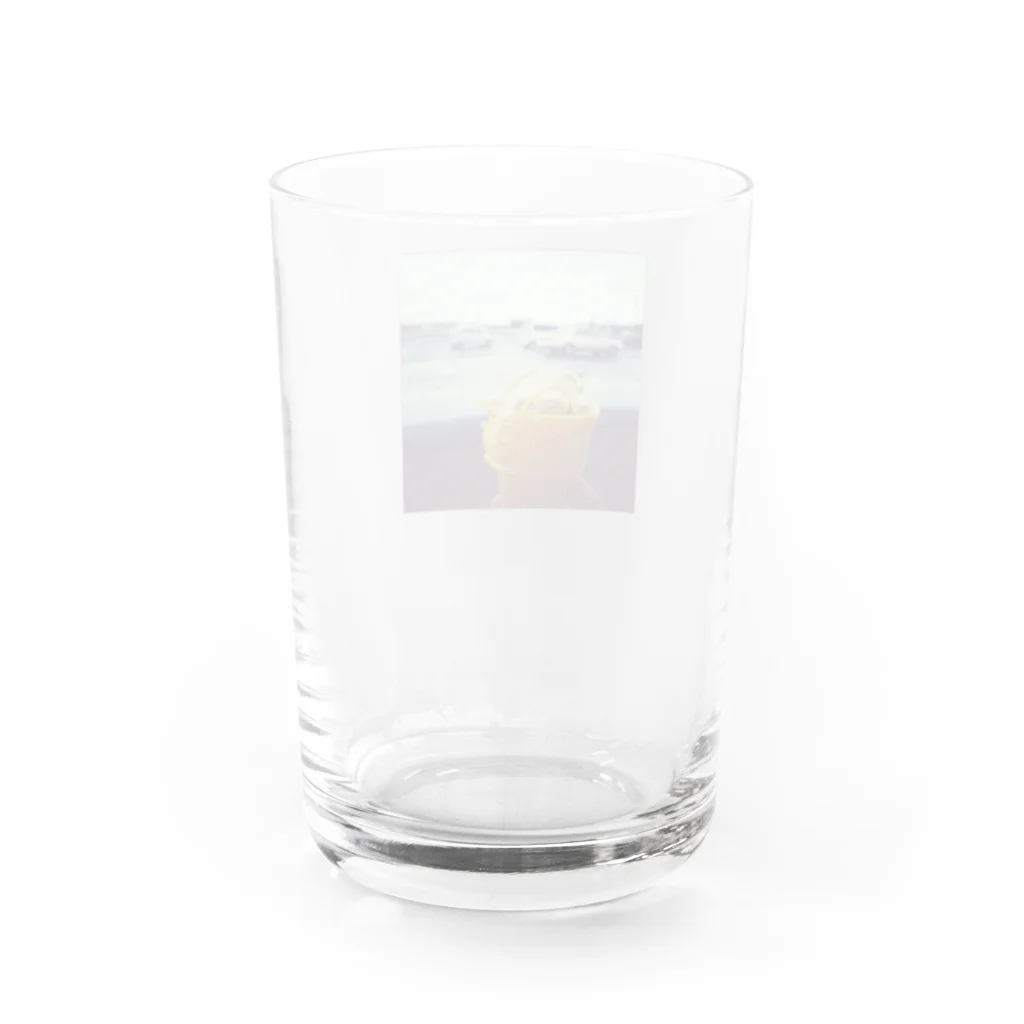 たもつの夏の日とアイスと Water Glass :back