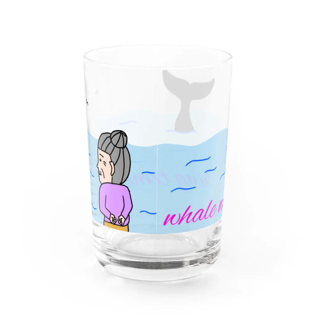 ZAZY official shopのホエールウォッチングタイム Water Glass :back