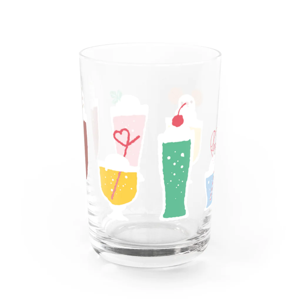 ayachikoのクリームソーダ専用グラス Water Glass :back