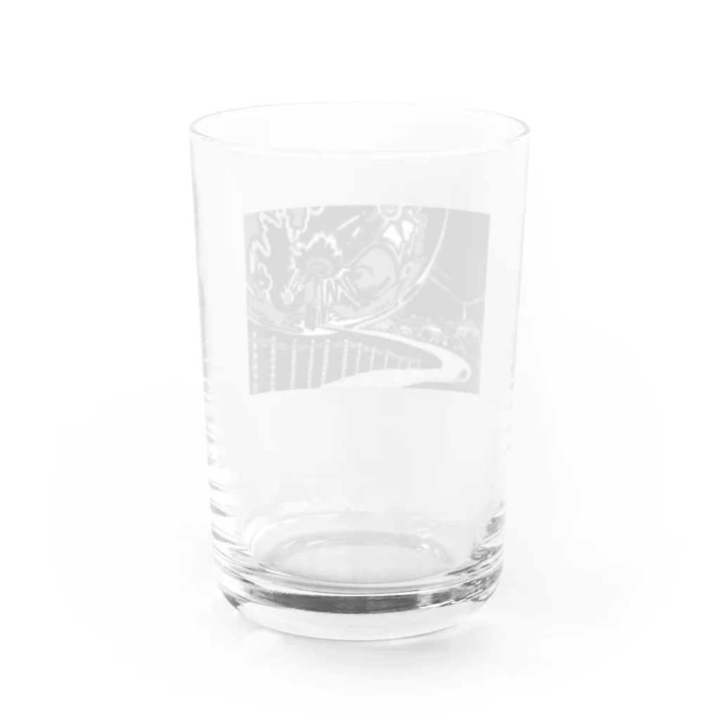 Kumibarcalow_のおるたなムーン Water Glass :back