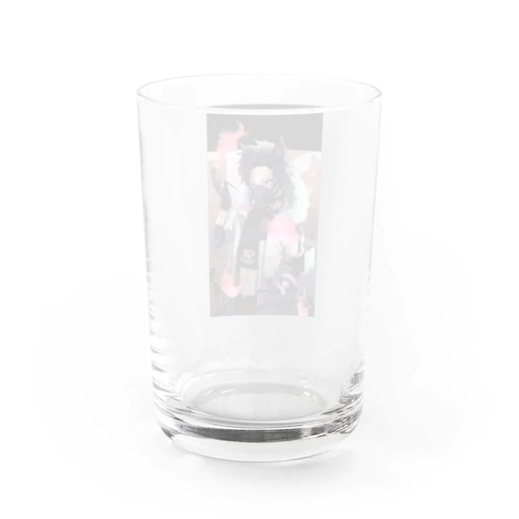 カラスロの阿拒 Water Glass :back