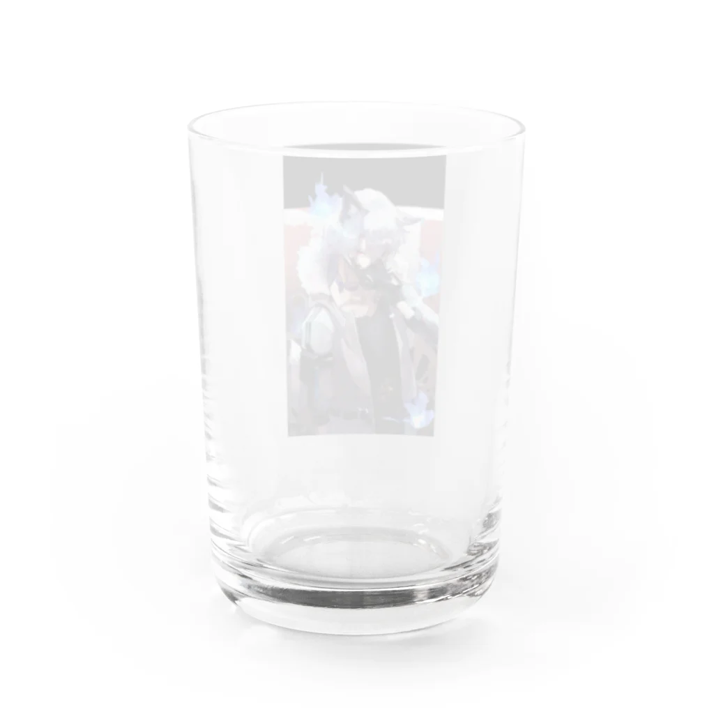 カラスロの吽魔 Water Glass :back