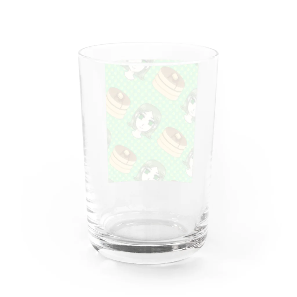 ガールズルームのホットケーキとトキコちゃん Water Glass :back