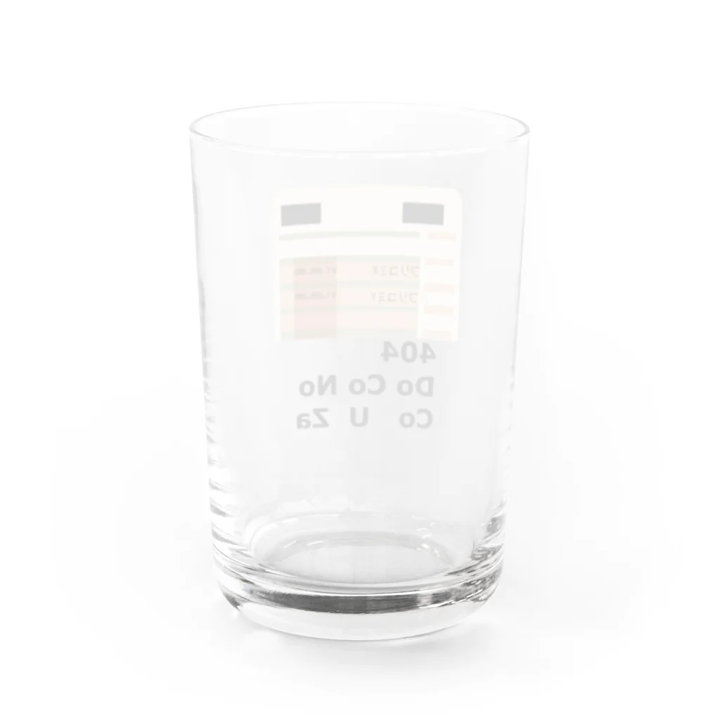 Danke Shoot CoffeeのDoCoNo口座から振り込まれているんだ Water Glass :back