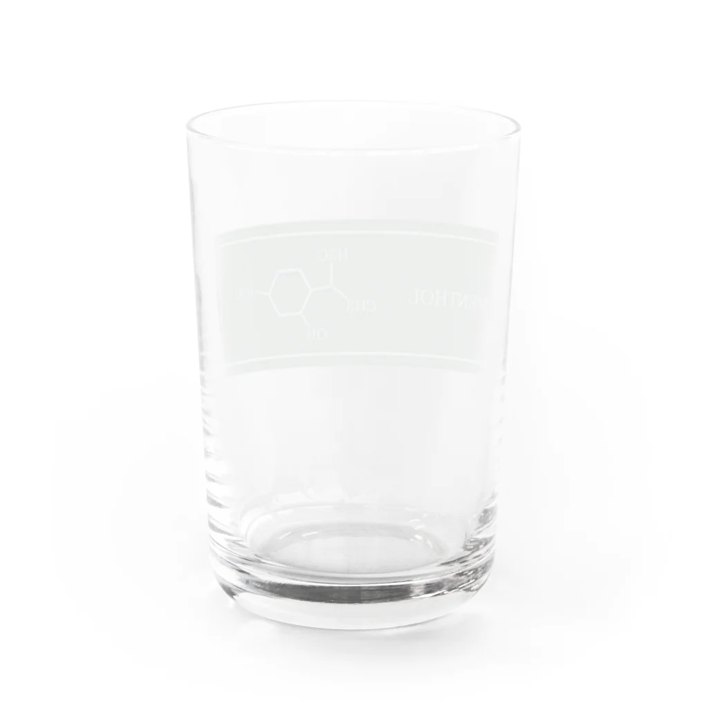 No.9 -number nine- (suzuri支店)の構造式シリーズ「めんとーる」 Water Glass :back