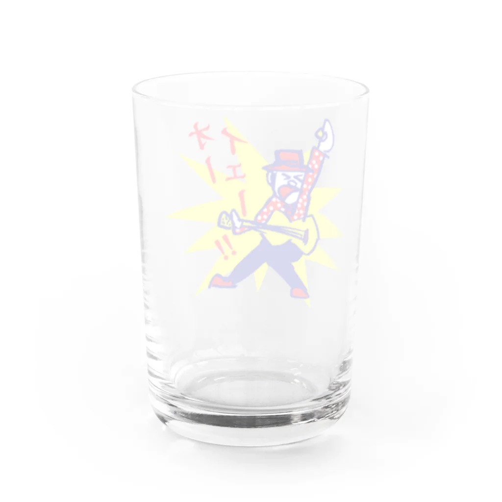 TAIYO-BAND "SUZURI" SHOPの「オーイェー!!」シリーズ Water Glass :back