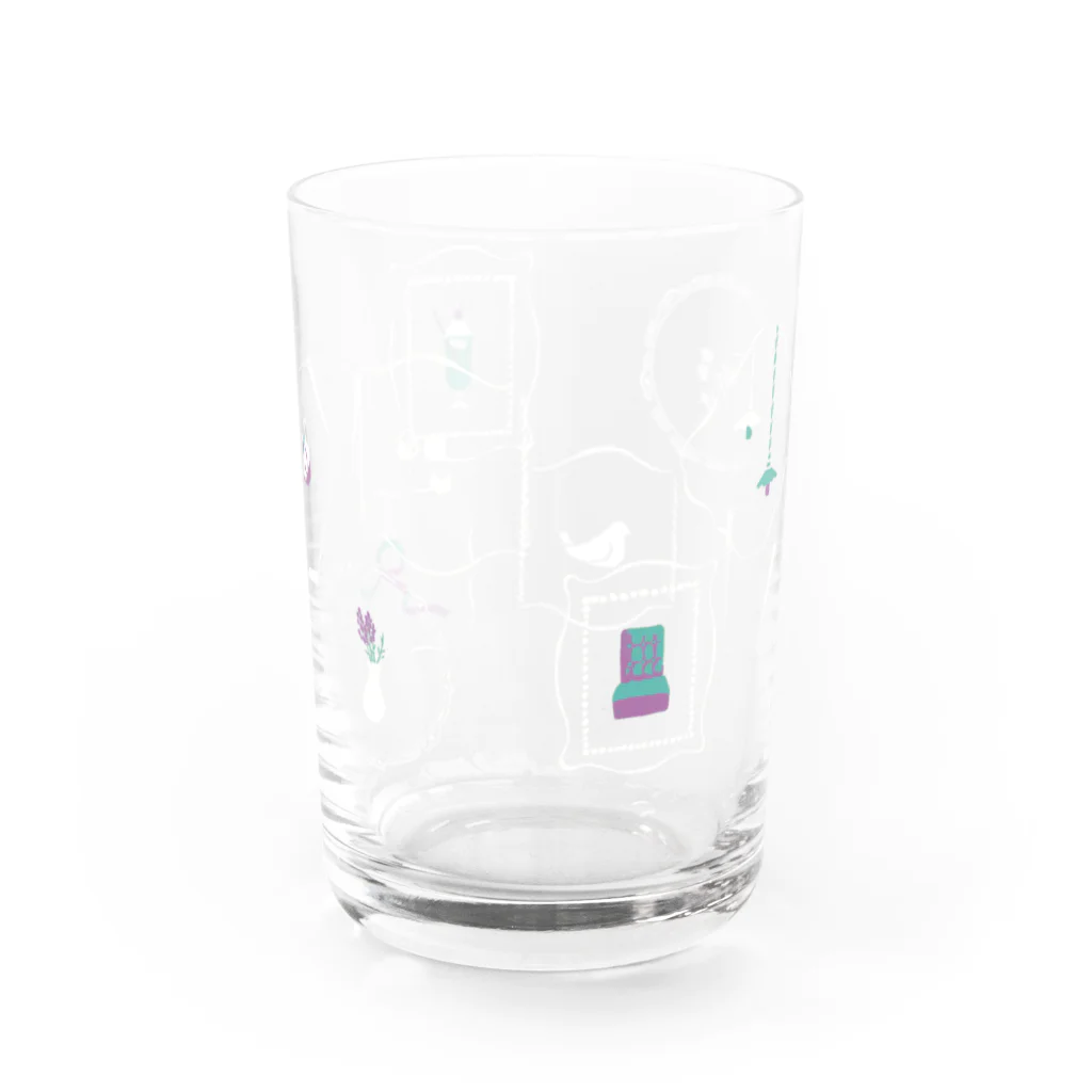 喫茶 一昨日の喫茶一昨日　窓 Water Glass :back