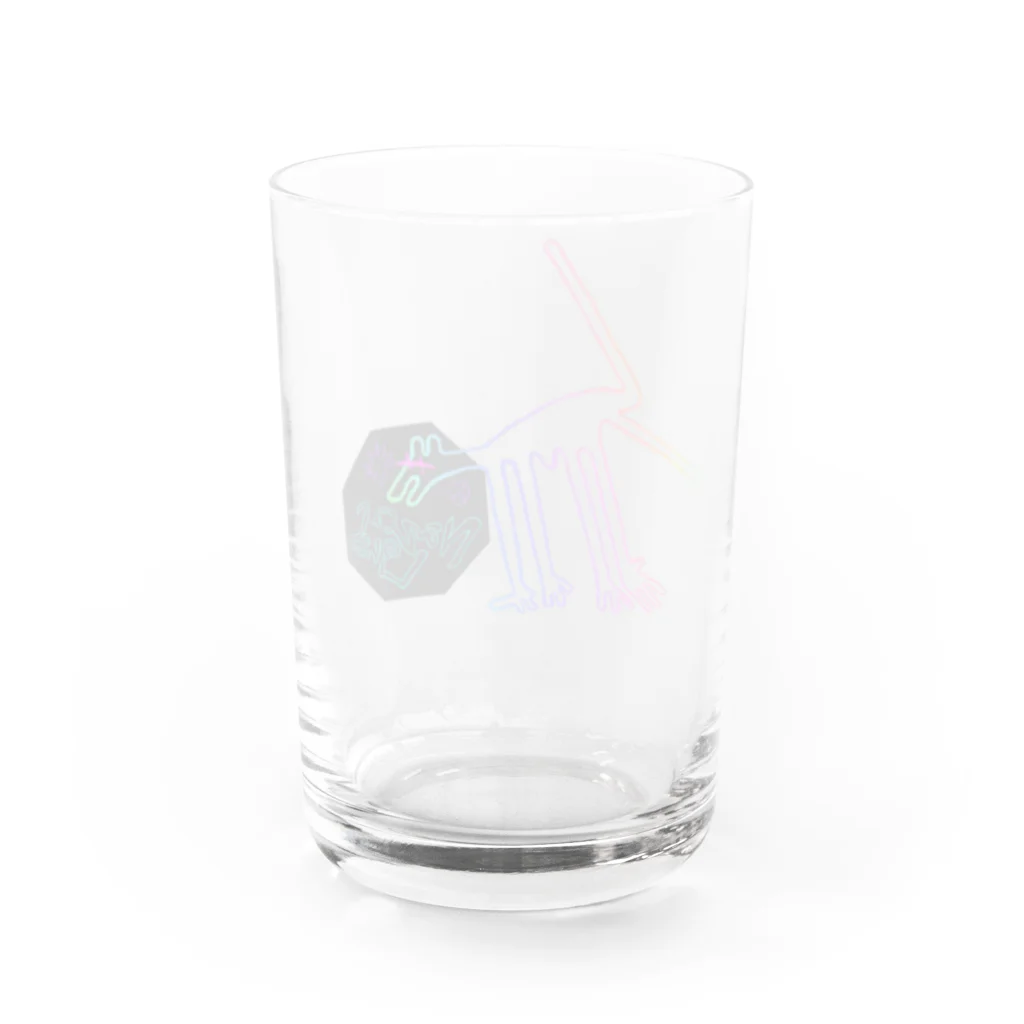 TPWのNazcaLines　Dog Water Glass :back