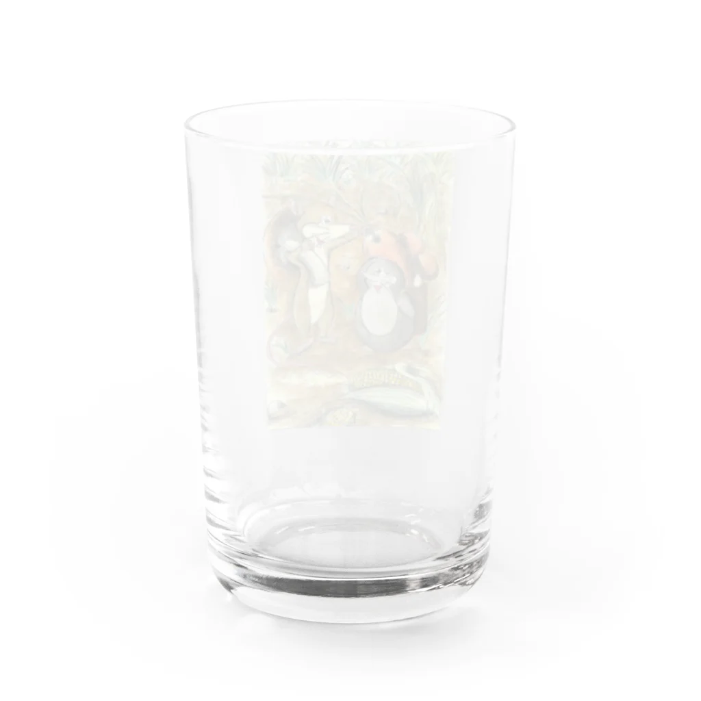 MARU-SHIP STUDIOのもぐらくんとねずみくん〜「もぐらくんと なかまたち」より〜 Water Glass :back