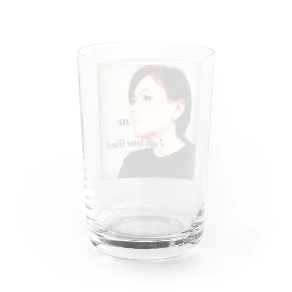 junointer ブランド ロゴ入りのsing Water Glass :back