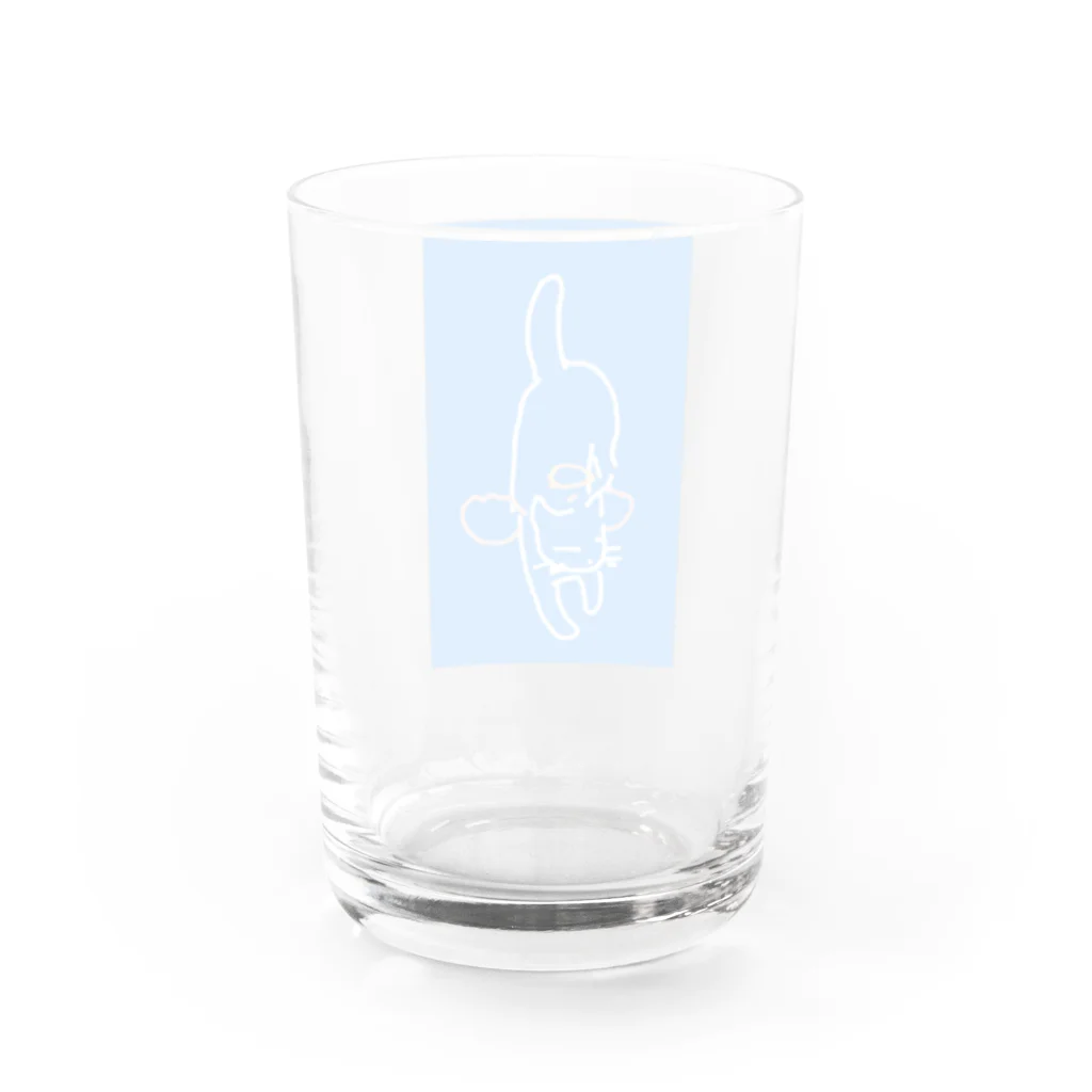 しゅー🌠の天使ねこ Water Glass :back