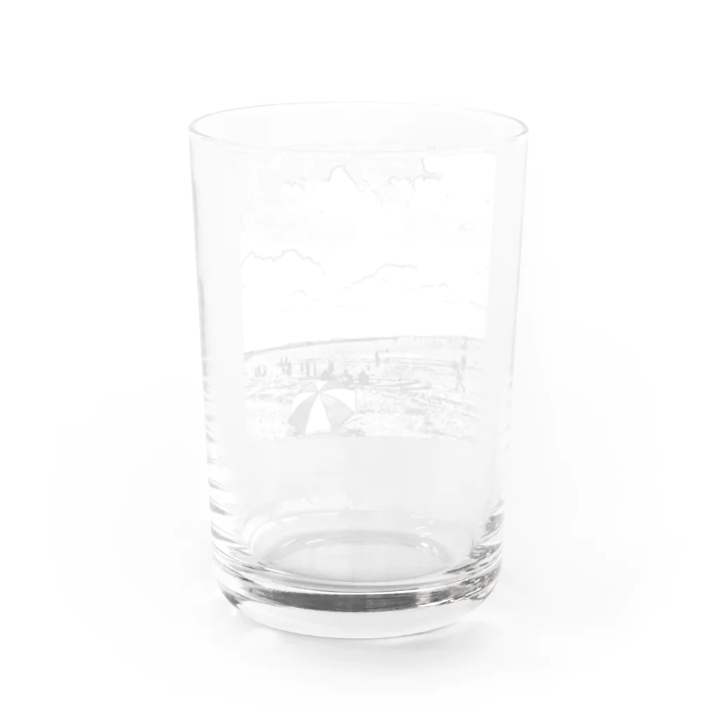 ELF-POKOの海岸 Water Glass :back