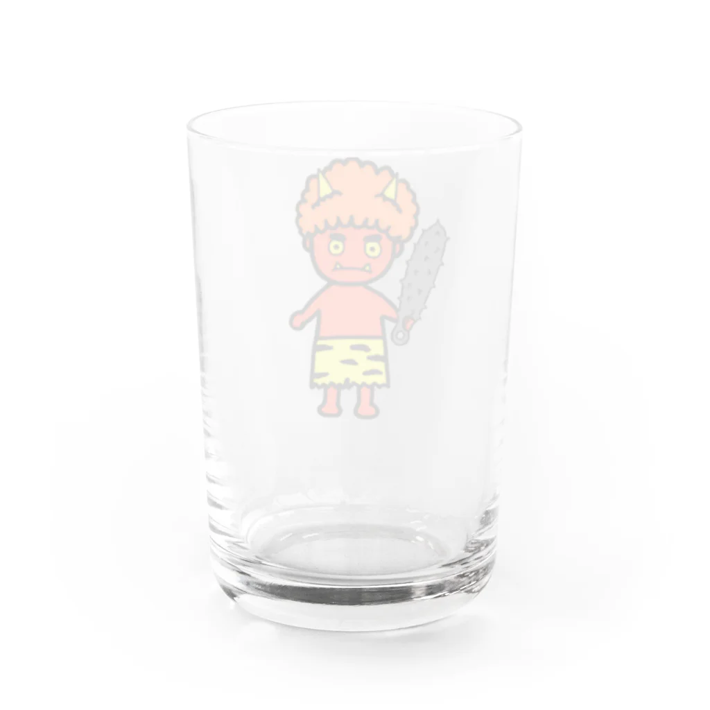 ムエックネのオニ Water Glass :back