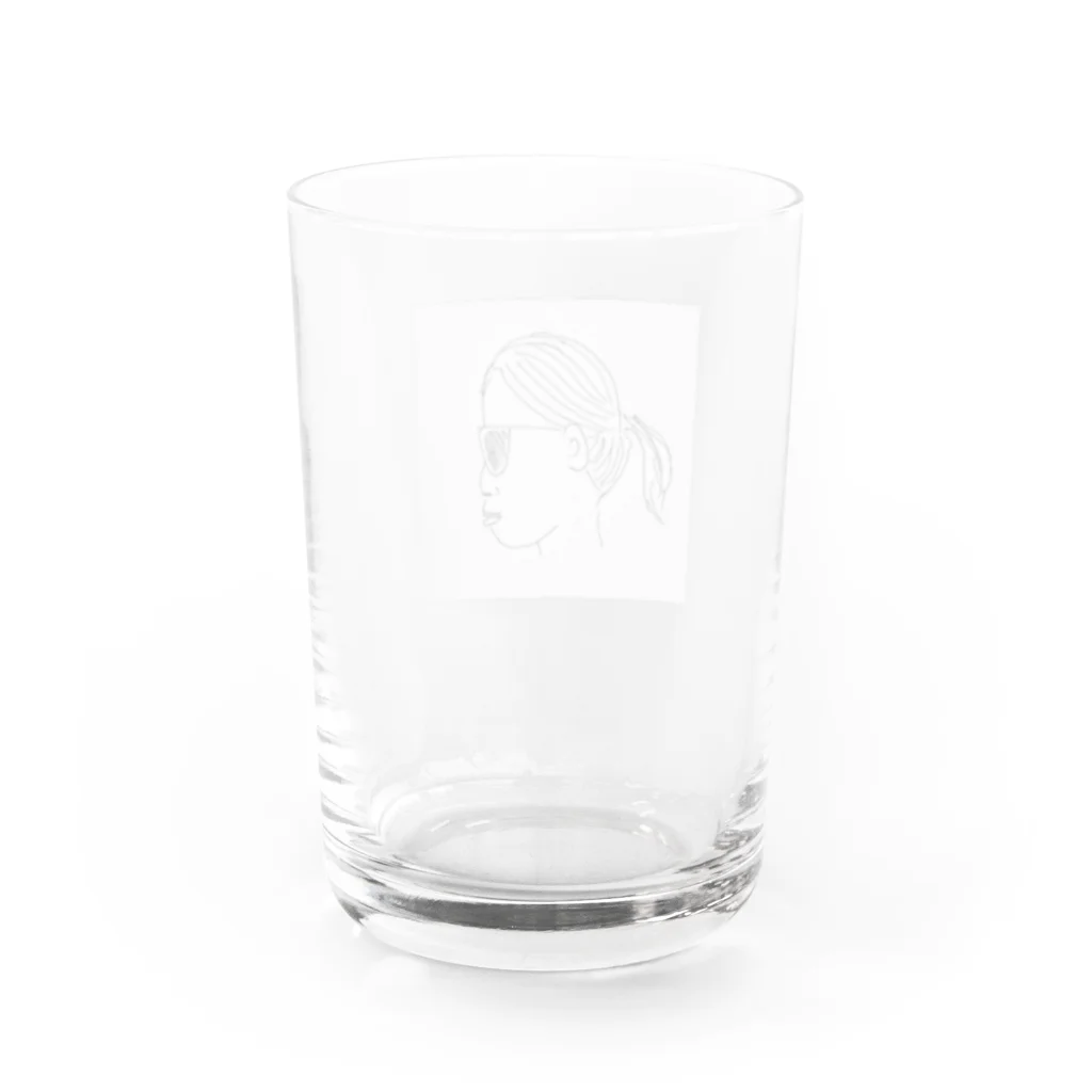 ｶ ﾇ ﾏのビフォー Water Glass :back