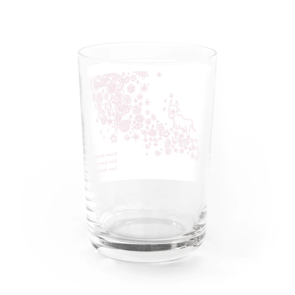 AYV2020のお花畑をお散歩 Water Glass :back