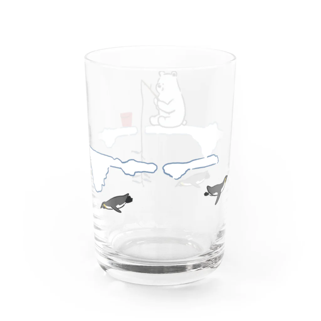 ᴀᴋɪ ¨̮の氷の世界　しろくまくん Water Glass :back