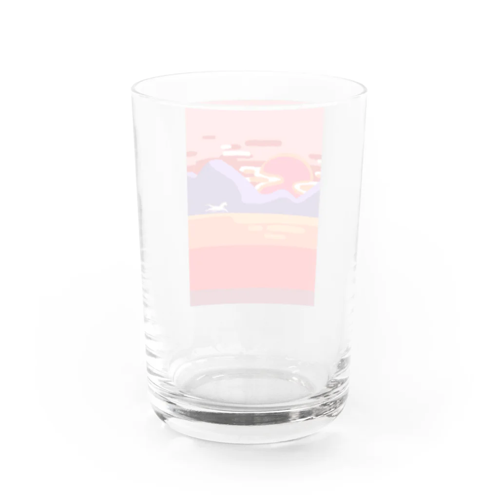 GSbrightのsunset Water Glass :back